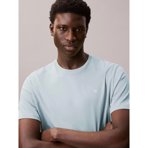 Calvin Klein Ανδρική κοντομάνικη μπλούζα Smooth Solid Crew Neck Logo T-Shirt